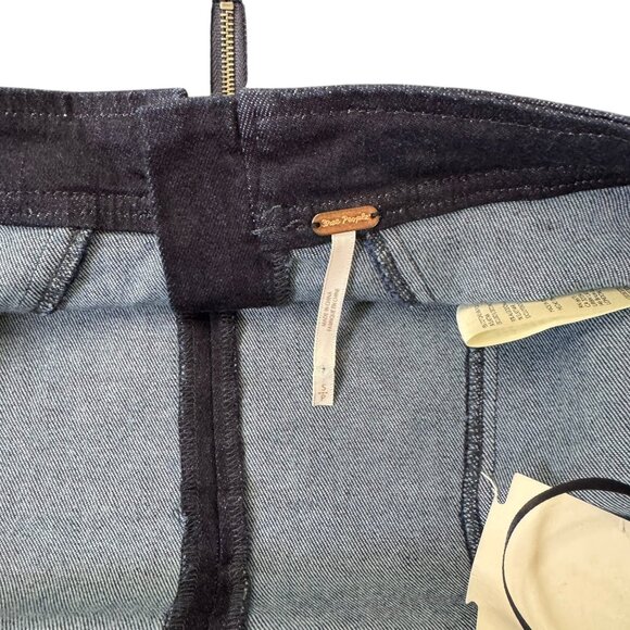 Free People Embellished Denim Corset Tank Top NWT | Studded Jean Bustier | SZ:S - Picture 9 of 10